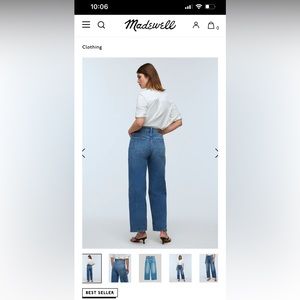 Madewell The Perfect Vintage Wide Leg Jean